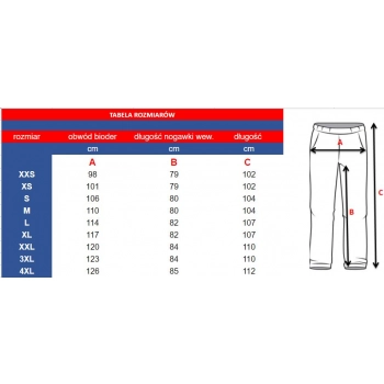 Komplet medyczny męski 100% bawełna chabrowy roz. 3XL